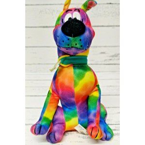 Toy Factory Tie-Dye Scooby Doo Plush 10" Stuffed Animal Toy